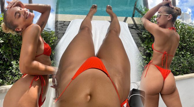 Jasmine Sanders Flaunts Spectacular Body in Sexy Bikini