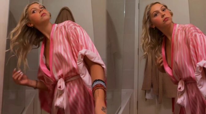 Jordyn Jones’ Sexy Boob and Nip Slip Video (NSFW)