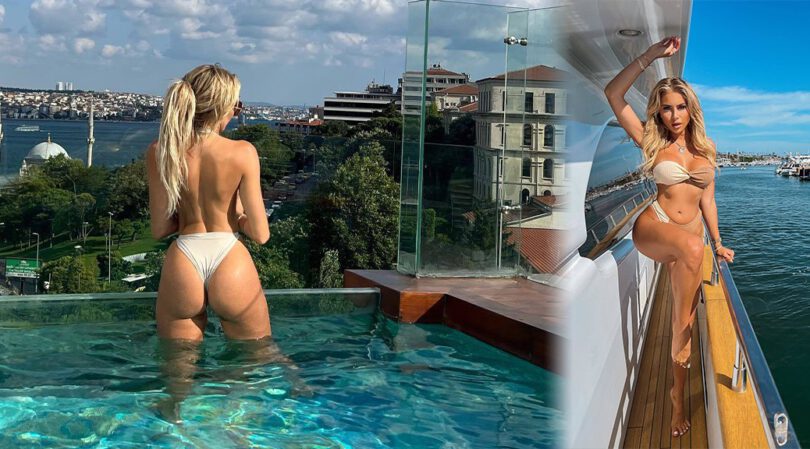 Khloe Terae Shows Fantastic Body in Small Bikini & Swimsuit