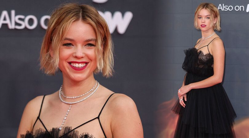 Milly Alcock Gorgeous at “House Of The Dragon” Premiere in London