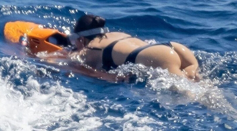 Selena Gomez Flaunts Sexy Ass in Thong Swimsuit in Positano