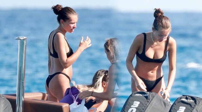 Thylane Blondeau Beautiful Ass And Boobs In Bikini