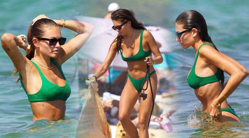 Thylane Blondeau Shows Sexy Boobs and Body in Bikini in St Tropez