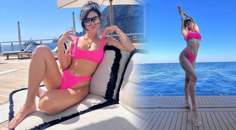 Vanessa Hudgens’ Gorgeous Body in Sexy Pink Bikini