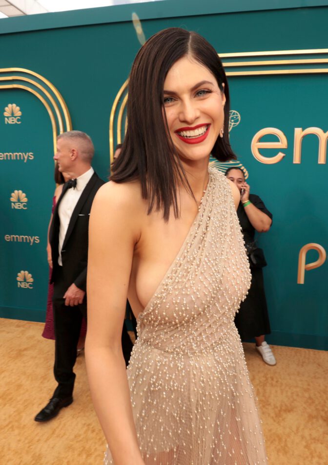 Alexandra Daddario Braless Boobs