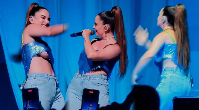 Joanna Jojo Levesque’s Braless Under Boobs in Skimpy See-Through Top (Video)