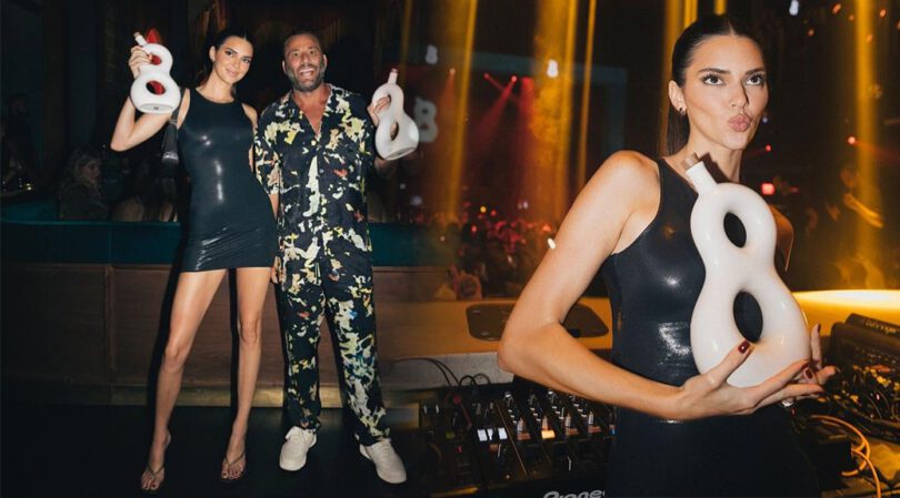 Kendall Jenner in Sexy Little Dress at The Eight Reserve Launch Party in Miami