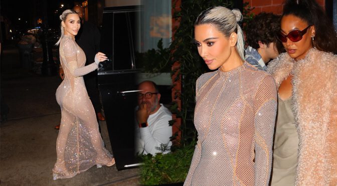 Kim Kardashian’s Gorgeous Big Ass at Fendi Fashion Show in New York