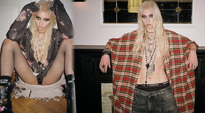 Taylor Momsen Expose Boobs and Nipples in R13 X Taylor Momsen Lingerie Campaign (NSFW)