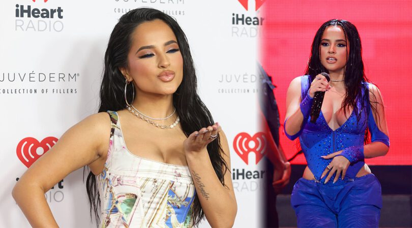 Becky G Shows Beautiful Boobs at iHeartRadio Fiesta Latina ’22 in Miami