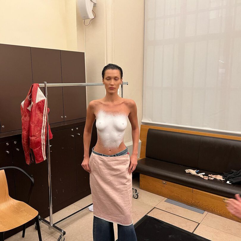 Bella Hadid Topless