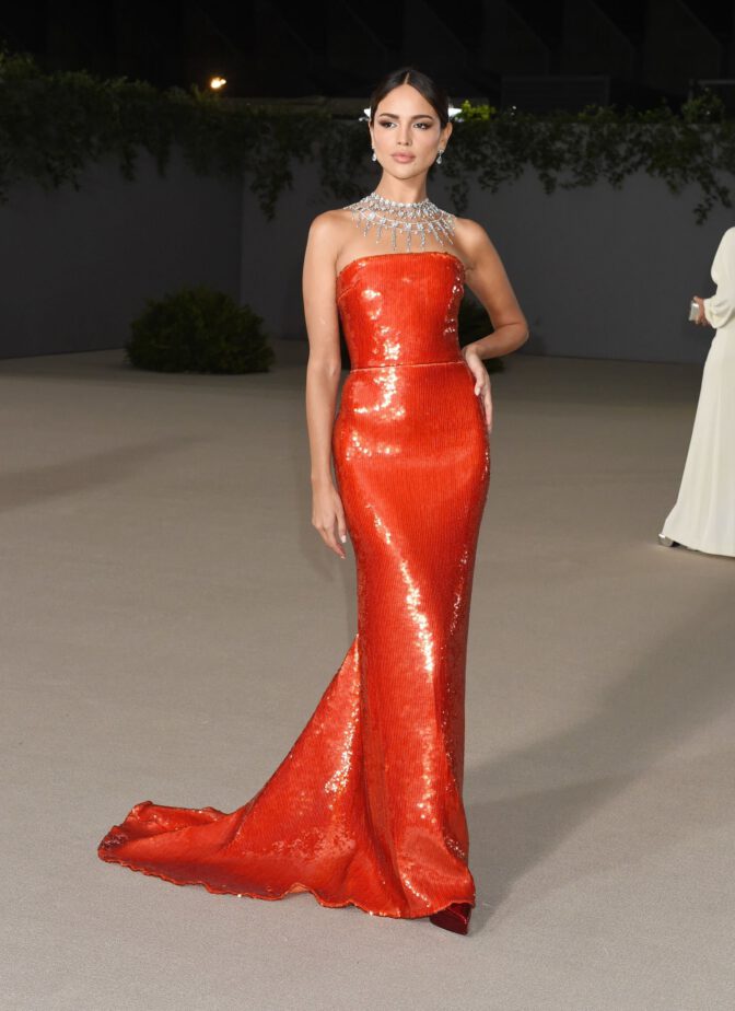 Eiza Gonzalez Sexy Red Dress