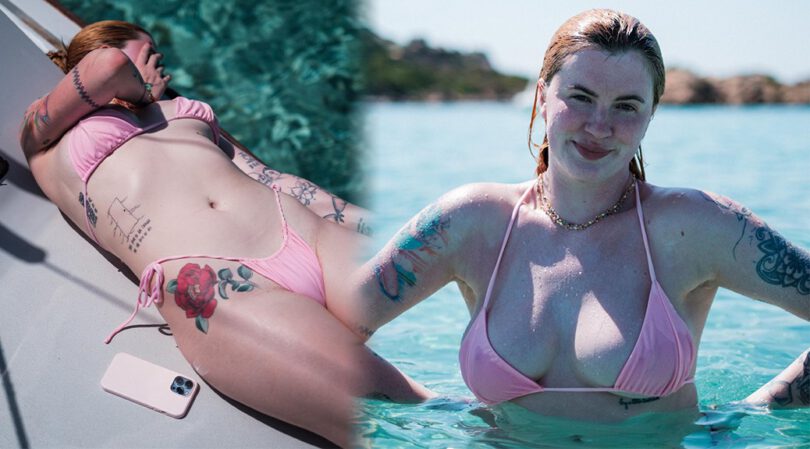 Ireland Baldwin Shows Boobs and Ass in Tiny Bikini