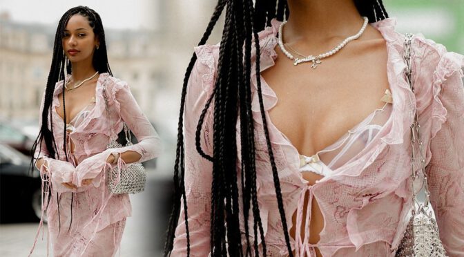 Jamilla Strand See Through Bra