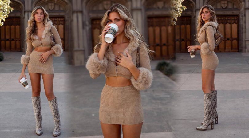 Kara Del Toro Flaunts Sexy Ass and Boobs in Sexy Mini Skirt and Boots