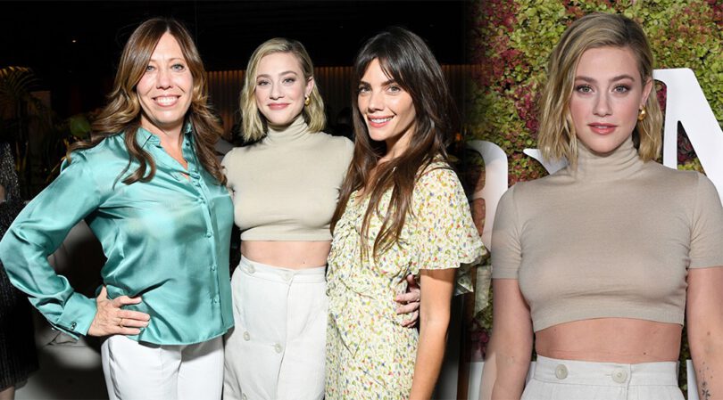 Lili Reinhart’s Braless Boobs at Max Mara WIF Face of the Future Cocktail Event