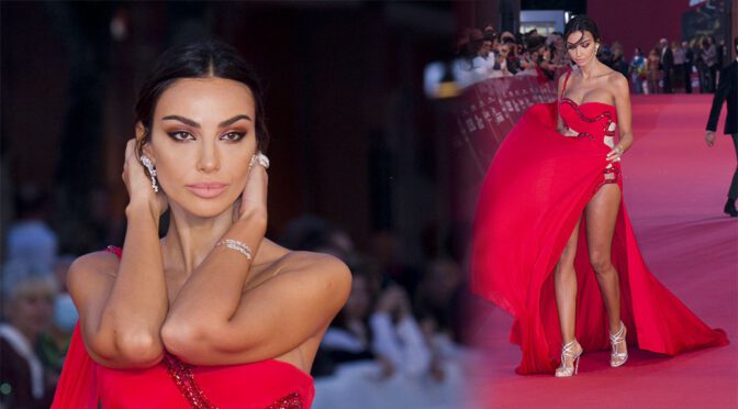 Madalina Ghenea Flaunts Stunning Boobs and Legs at “Era Ora” Premiere in Rome