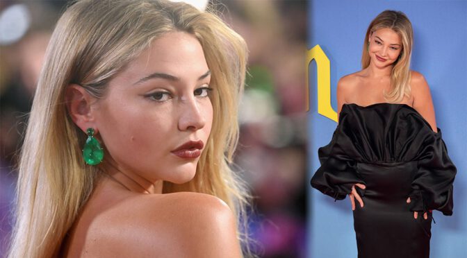 Madelyn Cline Gorgeous at “Glass Onion” Premiere in London