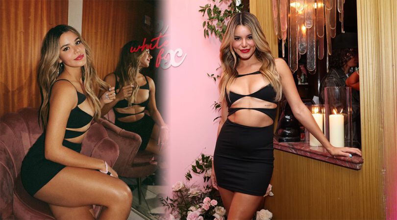 Madison Reed’s Sexy Boobs and Areola Slip at White Fox After Hours in West Hollywood