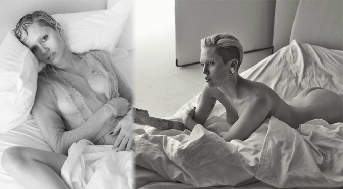 Miley Cyrus Naked and Topless in Mert Alas & Marcus Piggott Photoshoot Outtakes (NSFW)