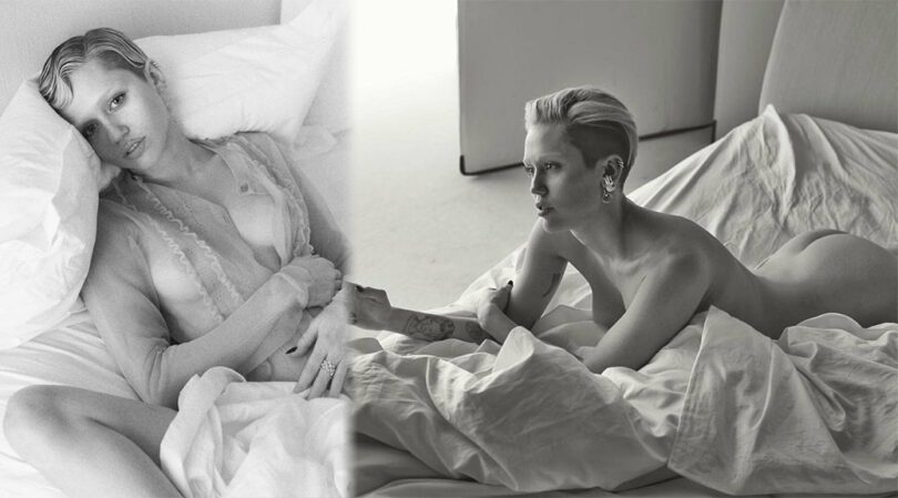 Miley Cyrus Naked and Topless in Mert Alas & Marcus Piggott Photoshoot Outtakes (NSFW)