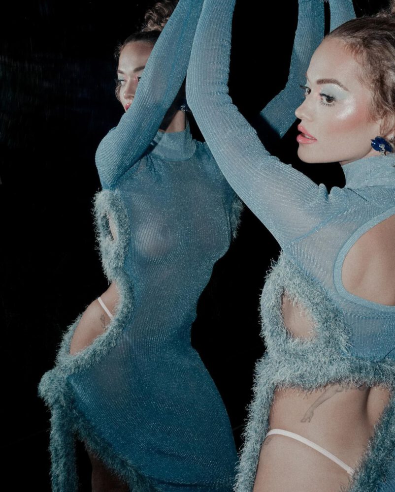Rira Ora Braless Photoshoot