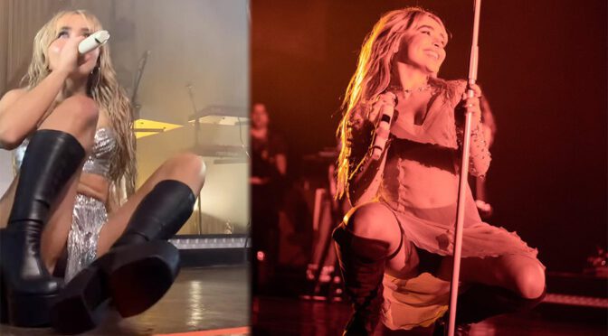 Sabrina Carpenter Sexy Panties On Stage