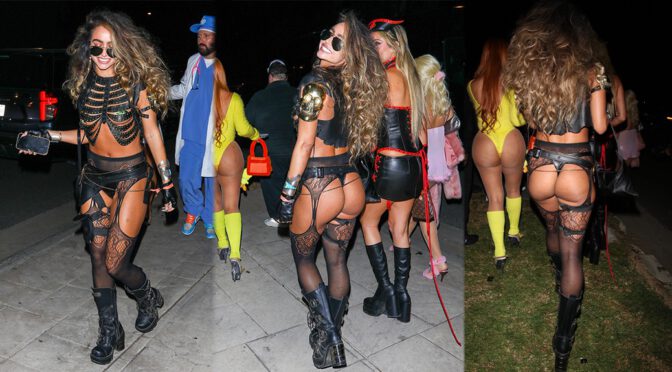 Sommer Ray Shows Stunning Ass at Casamigos Halloween Party in Beverly Hills