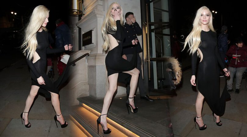 Anya Taylor-Joy Flaunts Gorgeous Legs Out in London