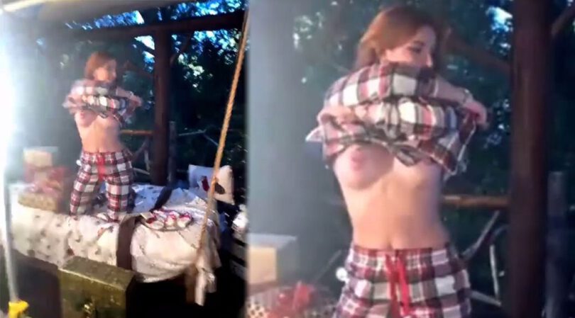 Bella Thorne Flashing Boobs in Topless Video (NSFW)