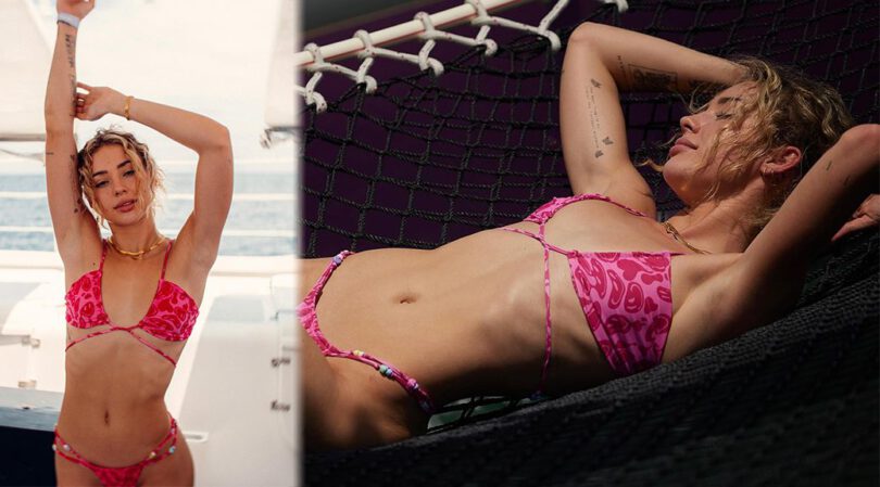 Charly Jordan Flaunts Sexy Body in Tiny Bikini