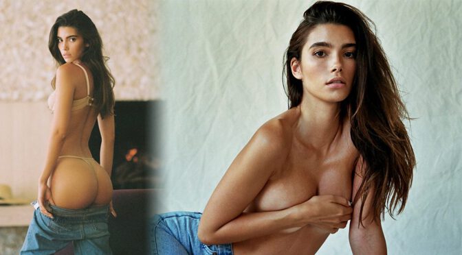 Cindy Mello Flaunts Sexy Body Posing Topless for Maxim Magazine