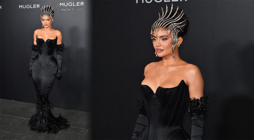 Kylie Jenner Shows Gorgeous Cleavage at Thierry Mugler: Couturissime Exhibition New York