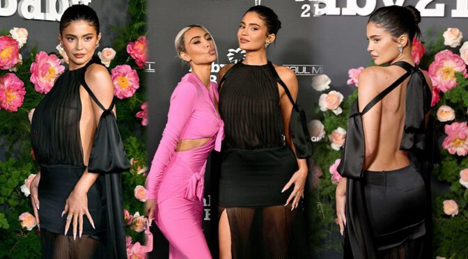 Kylie Jenner Flaunts Braless Boobs and Legs at 2022 Baby2Baby Gala in West Hollywood
