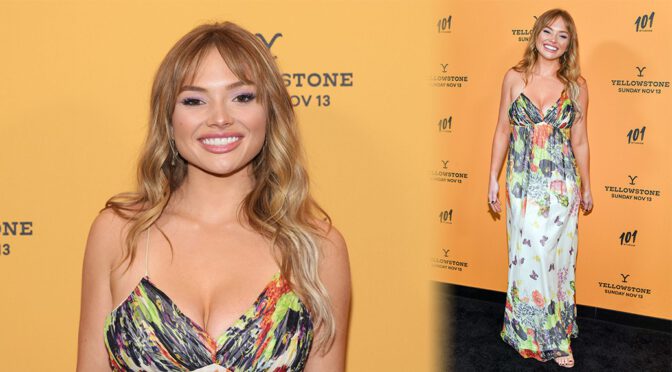 Natalie Alyn Lind Flaunts Spectacular Big Boobs at “Yellowstone” 5th Season Premiere