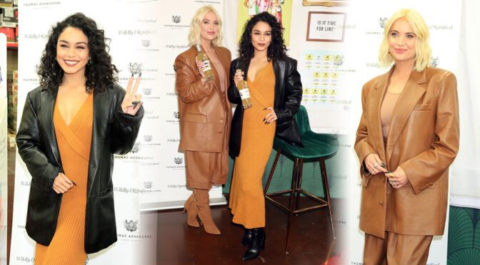 Vanessa Hudgens & Ashley Benson Gorgeous at “Thomas Ashbourne Craft Spirits” Event in Las Vegas