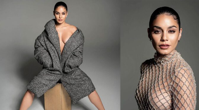 Vanessa Hudgens Shows Braless Boobs in LVR Magazine Photoshoot (December 2022)