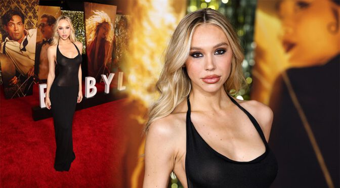 Alexis Ren Sexy Braless Boobs