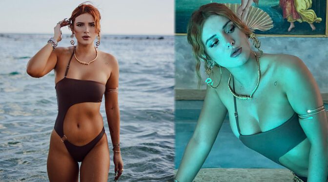 Bella Thorne Shows Gorgeous Body in Sexy Swimsuit