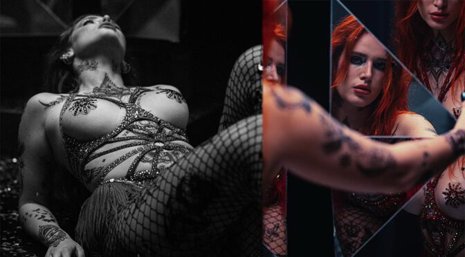 Bella Thorne Topless in “Rumble Through the Dark” Movie Promos