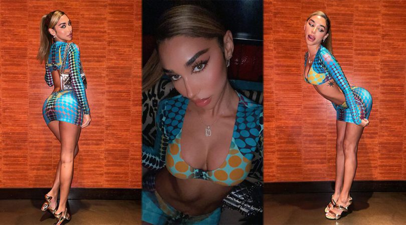 Chantel Jeffries Shows Gorgeous Body in Sexy Dress