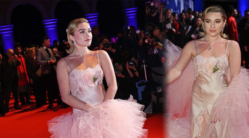 Florence Pugh Expose Braless Boobs and Nipples at 25th British Independent Film Awards in London