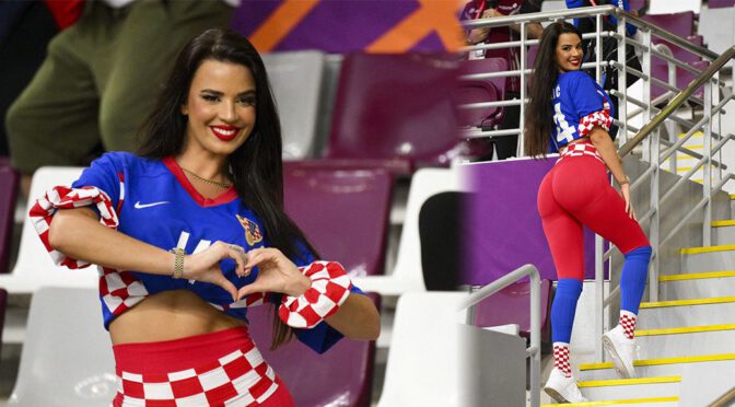 Ivana Knoll Flaunts Big Sexy Ass in Red Thighs at FIFA World Cup in Qatar