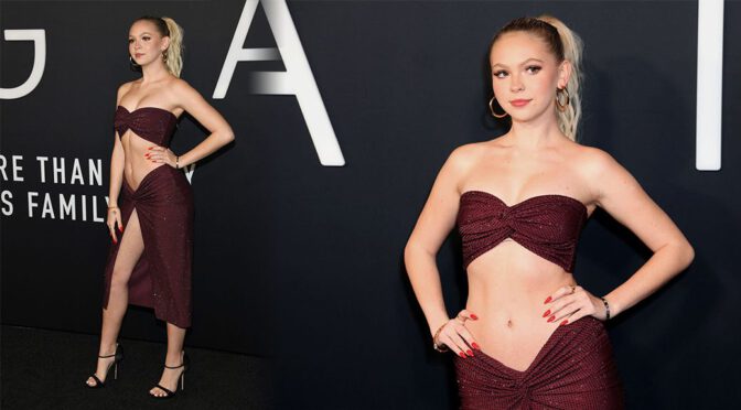 Jordyn Jones Flaunts Gorgeous Body at “M3GAN” Premiere in Los Angeles