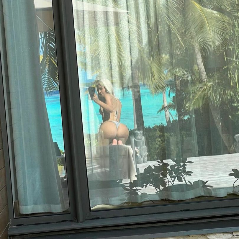 Kim Kardashian Big Ass In Thong