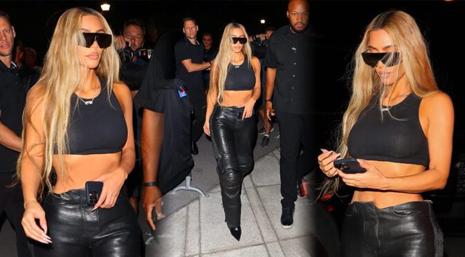 Kim Kardashian’s Braless Sexy Pokies at Wayne & Cynthia Boich’s Art Basel Party in Miami