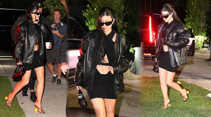 Kylie Jenner Shows Sexy Legs in Short Dress at Art Basel Weekend in Miami