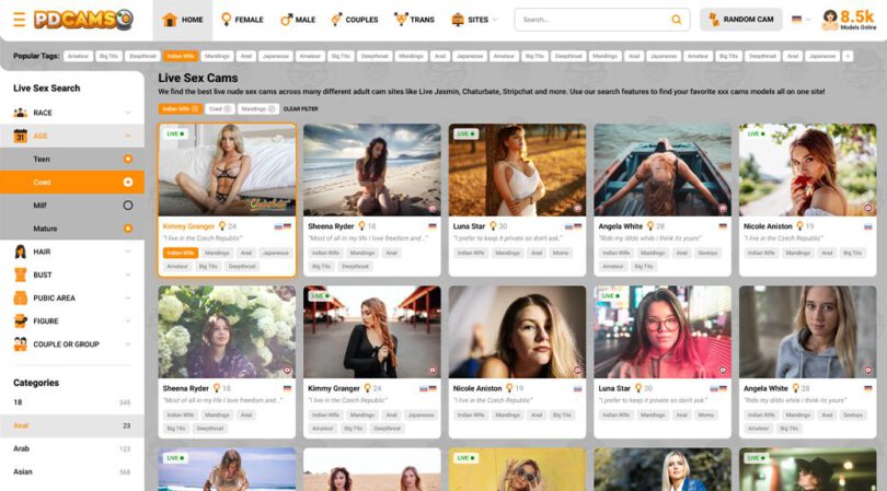 Find Your Favorite Live Cam Model on PDCams.com