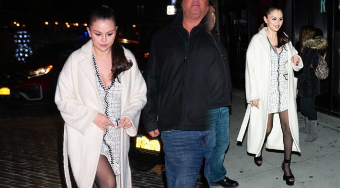 Selena Gomez Shows Sexy Cleavage at “Selena Gomez: My Mind and Me” Private Screening in New York