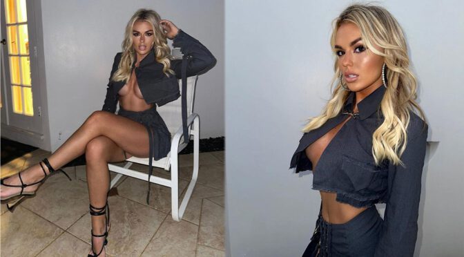 Talia Storm Braless Photoshoot